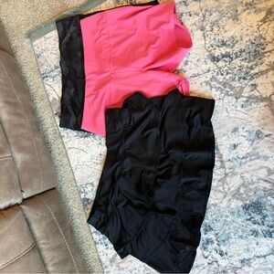 Lot of Pink and Black Athletic Shorts/skort